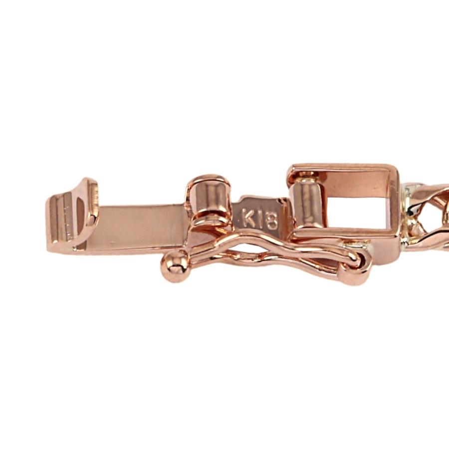 K18ピンクゴールド 喜平 ネックレス ダブル6面 約50cm 約20.23g