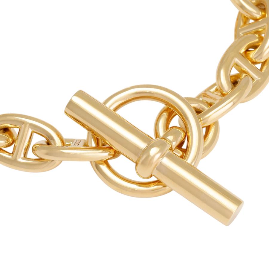 HERMES エルメス シェーヌダンクル PM 17コマ K18イエロー