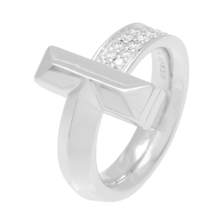 TIFFANY&Co.（ティファニー） T ワン K18ホワイトゴールド リング 中古