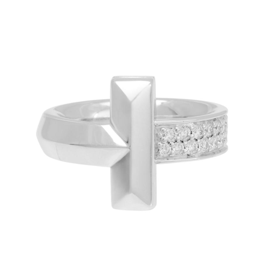 TIFFANY&Co.（ティファニー） T ワン K18ホワイトゴールド リング 中古