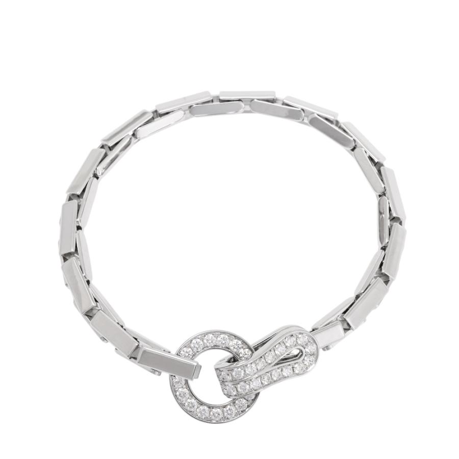 CARTIER　アグラフ　ダイヤ　チェーン　750　K18　YG　ブレス カルティエ アグラフ ダイヤ ブレスレット 750(WG) 219.2g