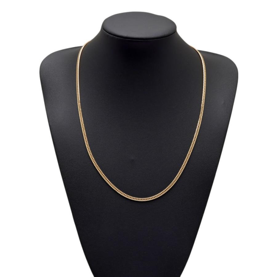 (B082504②) K18 YG ネックレス 喜平6面ダブル K18 6面ダブルカット 喜平 100g/60cm ゴールド ネックレス