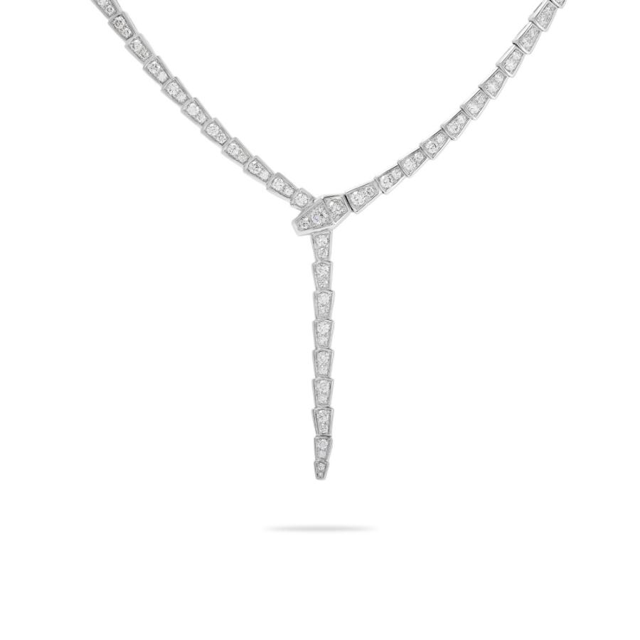 セルペンティ 風 ネックレス（ノーブランド） BVLGARI（ブルガリ） セルペンティ ヴァイパー K18ホワイトゴールド