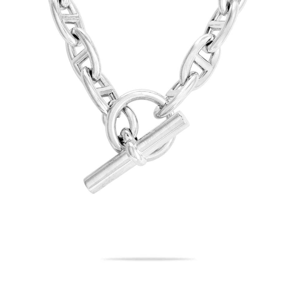 HERMES（エルメス） シェーヌダンクル GM 29コマ SV925 ネックレス 美