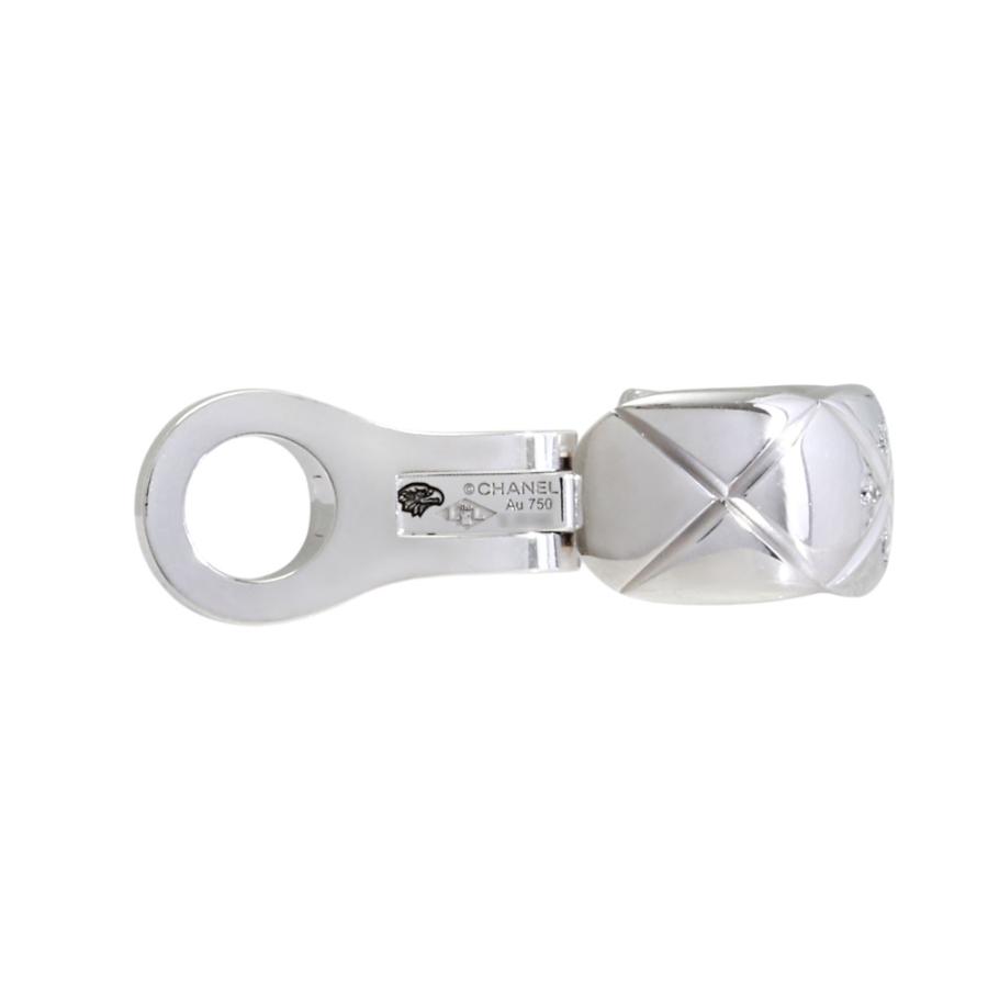 CHANEL ピアス 片耳キャッチのみ750 18Kホワイトゴールド CHANEL（シャネル） ココクラッシュ K18ホワイトゴールド ピアス 中古