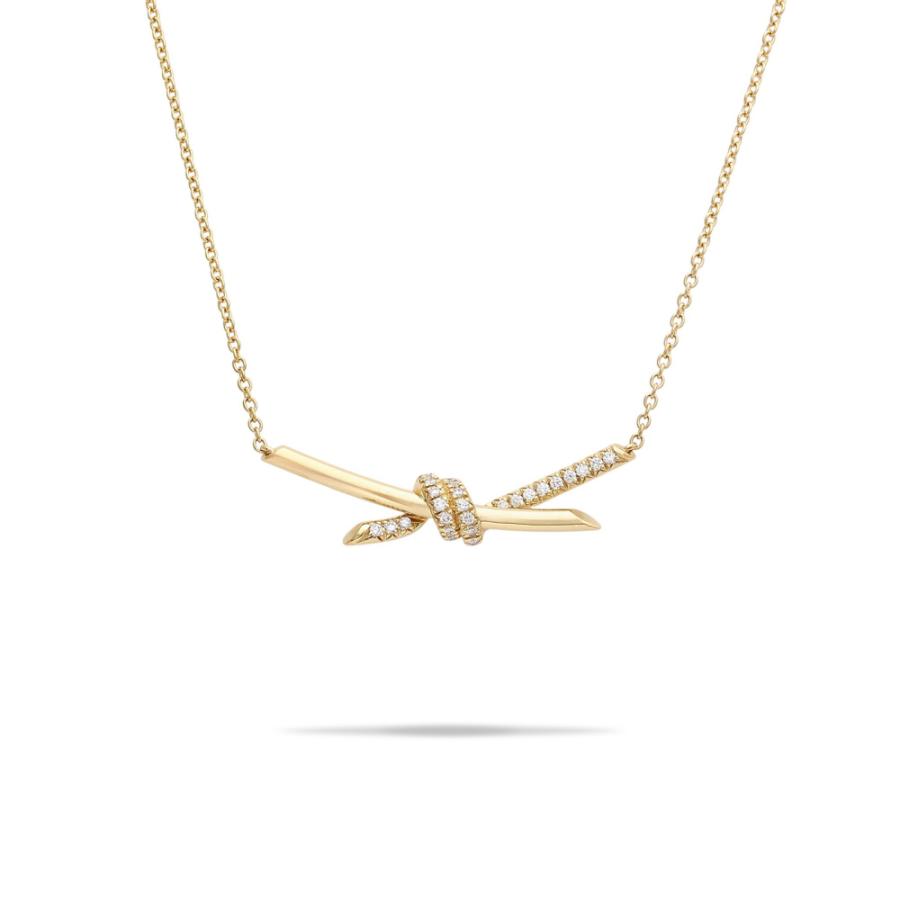 TIFFANY&Co.（ティファニー） ノット K18イエローゴールド ネックレス