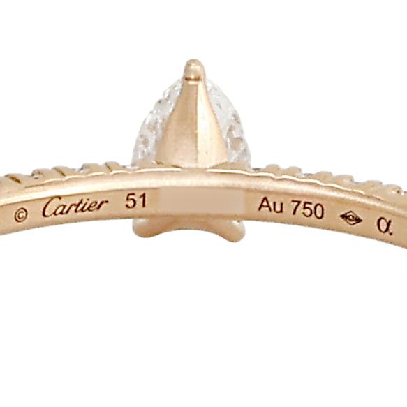 Cartier（カルティエ） エタンセル ドゥ ペアシェイプ ダイヤモンド