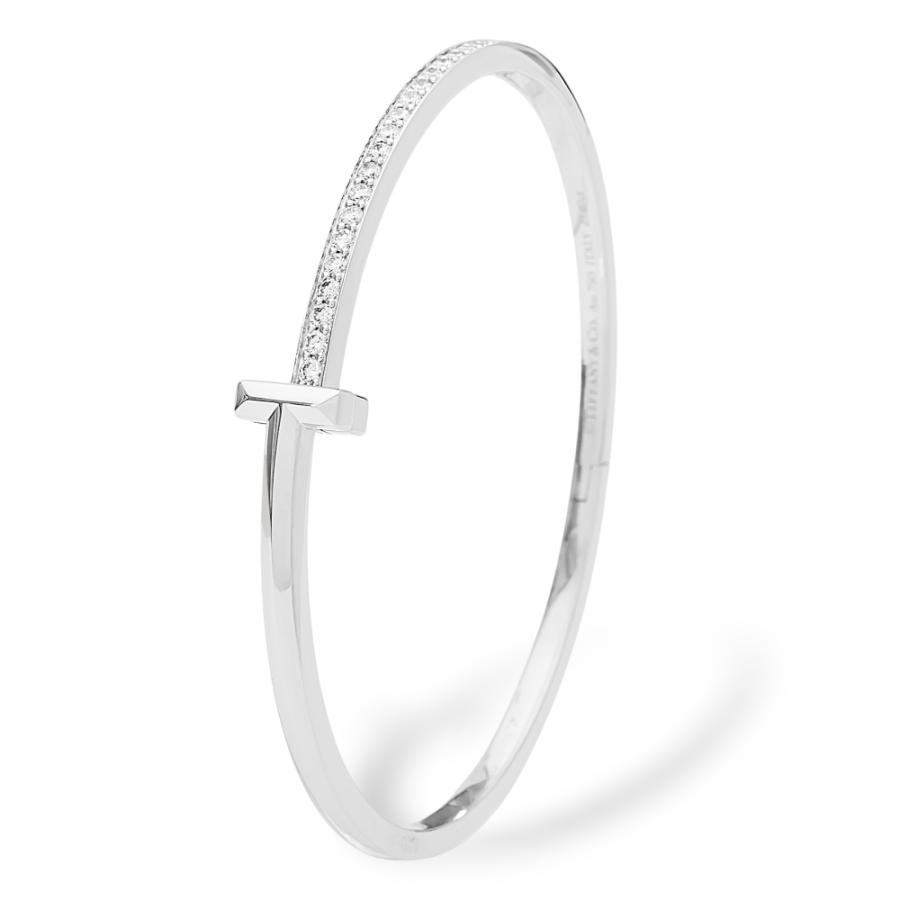 TIFFANY&Co.（ティファニー） T Tワン エクストララージ K18ホワイト