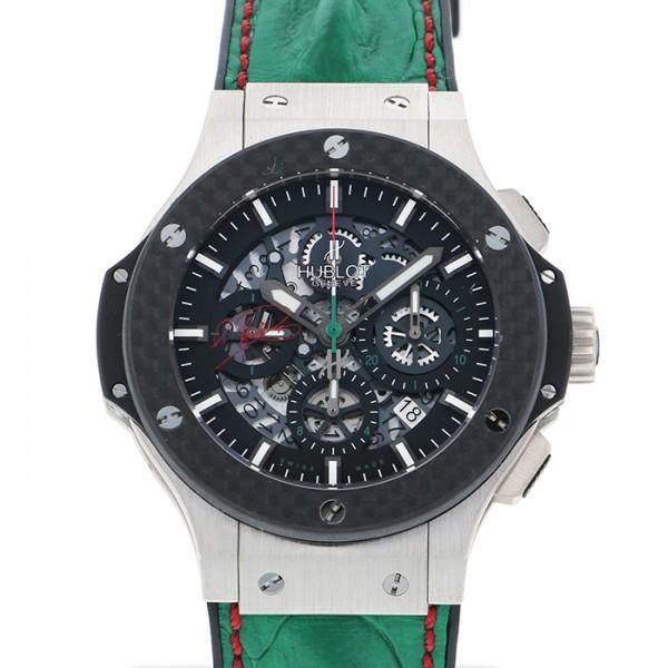 ウブロ HUBLOT ビッグバン アエロバン スクーデリア・ロドリゲス 世界25本限定 311.TQ.1129.HR.MEX11 ブラック文字盤 新品 腕時計 メンズ｜gem-castle-yukizaki