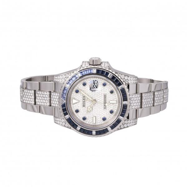 ☆ミュー☆ NOOB工場 ロレックス サブマリーナ 116659人工ダイヤ ブルー