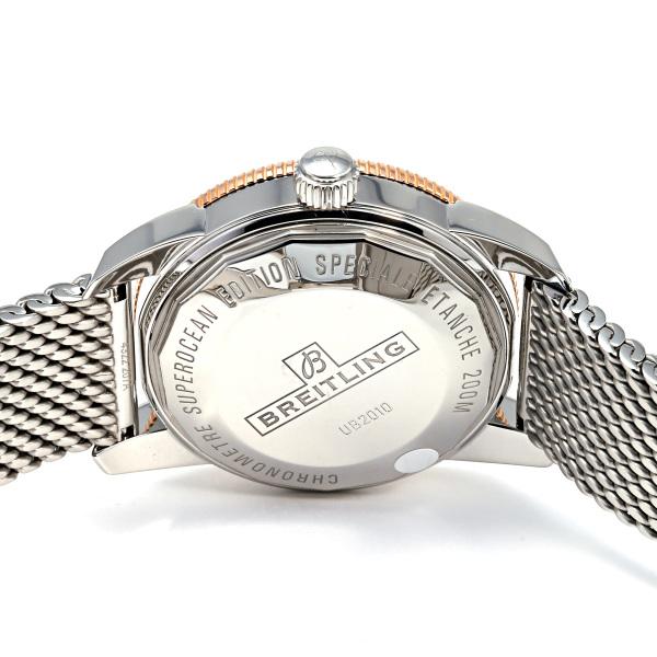 ブライトリング BREITLING スーパーオーシャン ヘリテージ B20 オートマチック 42 UB2010161C1A1 ブルー文字盤 中古 腕時計 メンズ｜gem-castle-yukizaki｜06