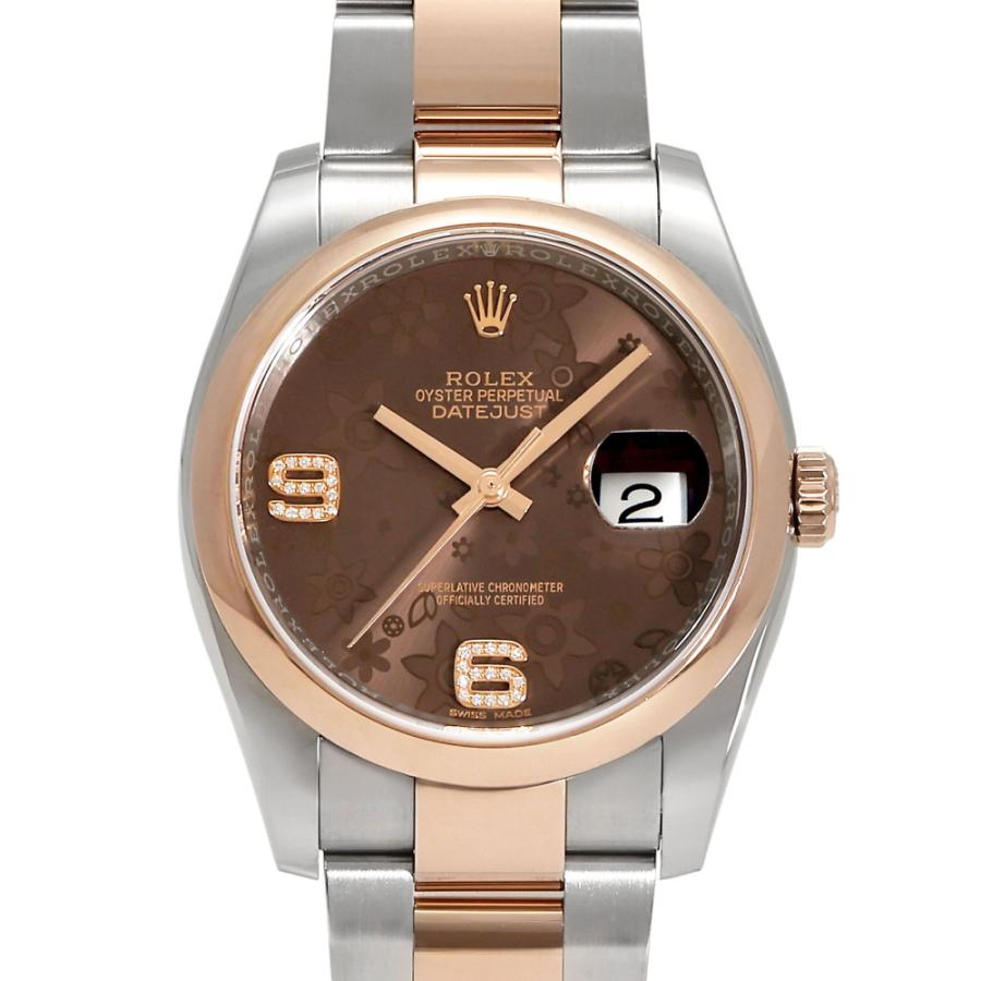 デイトジャスト ロレックス ROLEX 36 フラワーモチーフ 116201
