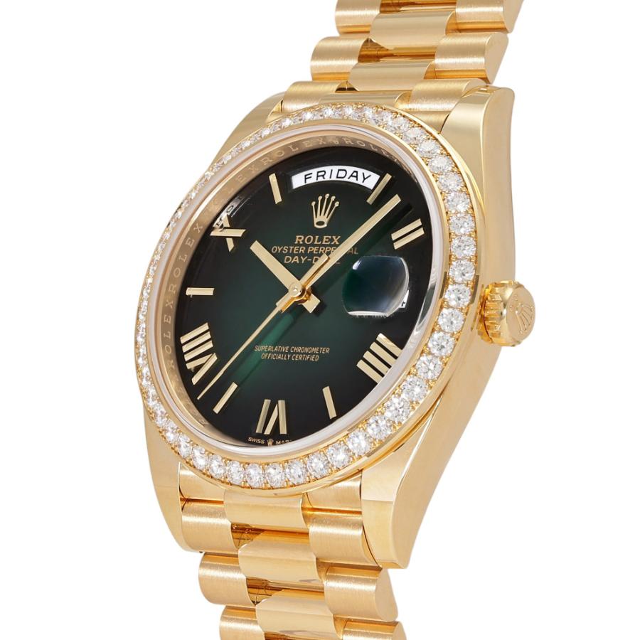 デイデイト ロレックス ROLEX 40 228348RBR グリーンオンブレ/ローマ