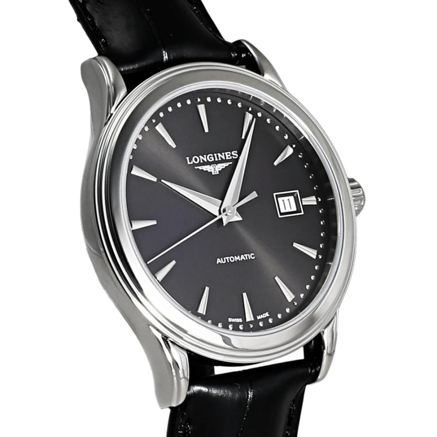 ロンジン LONGINES フラッグシップ L4.984.4.59.2 ブラック文字盤 新品 腕時計 メンズの画像