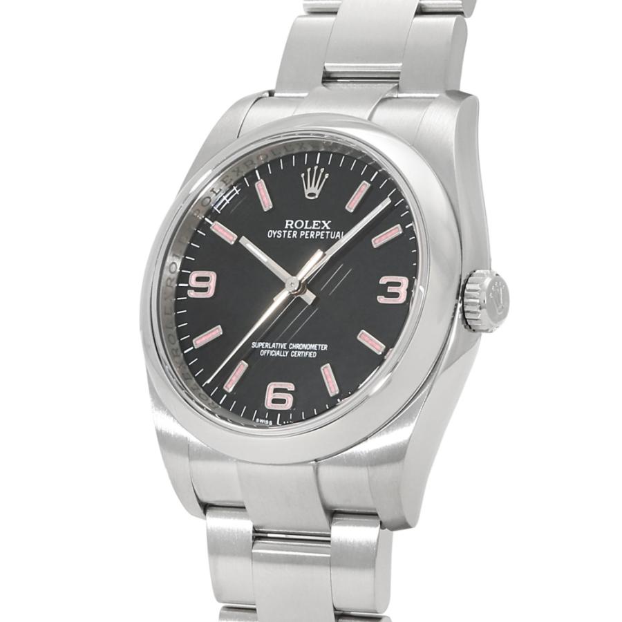 ロレックス Rolex 腕時計 オイスターパーペチュアル 116000 ルーレット刻印 ランダムシリアル サンレイ スレート文字盤 SS 自動巻き 【箱・保付き】 【中古】 オイスター パーペチュアル ロレックス ROLEX オイスター