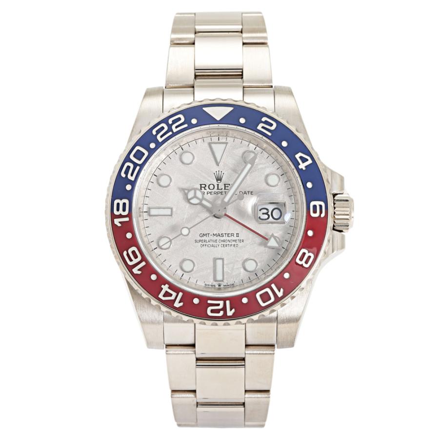 GMTマスターII ロレックス ROLEX 126719BLRO シルバー文字盤 中古