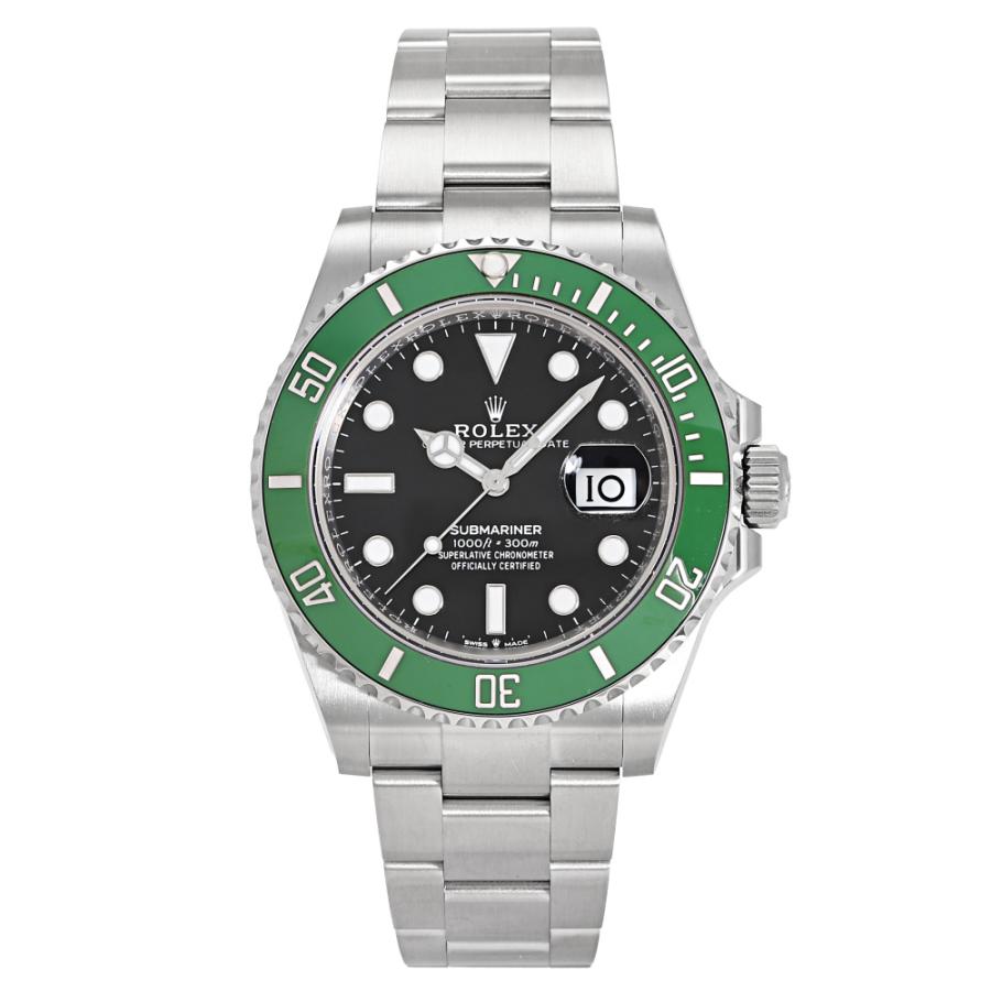 サブマリーナー ロレックス ROLEX デイト 126610LV ブラック/ドット文字盤 中古 腕時計 メンズ : ジェムキャッスル ゆきざき ...