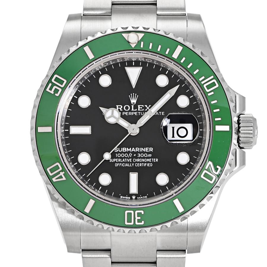 サブマリーナー ロレックス ROLEX デイト 126610LV ブラック/ドット文字盤 中古 腕時計 メンズ : ジェムキャッスル ゆきざき ...