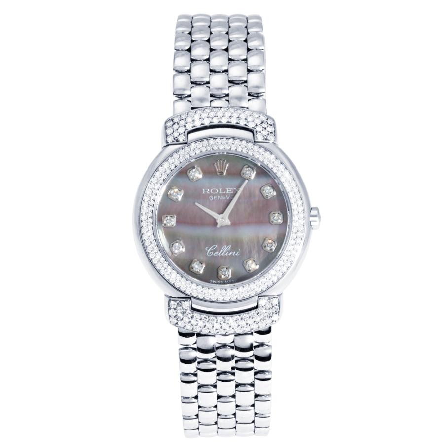 ROLEX（ロレックス） チェリーニ 6673/9 ブラック文字盤 中古 腕時計
