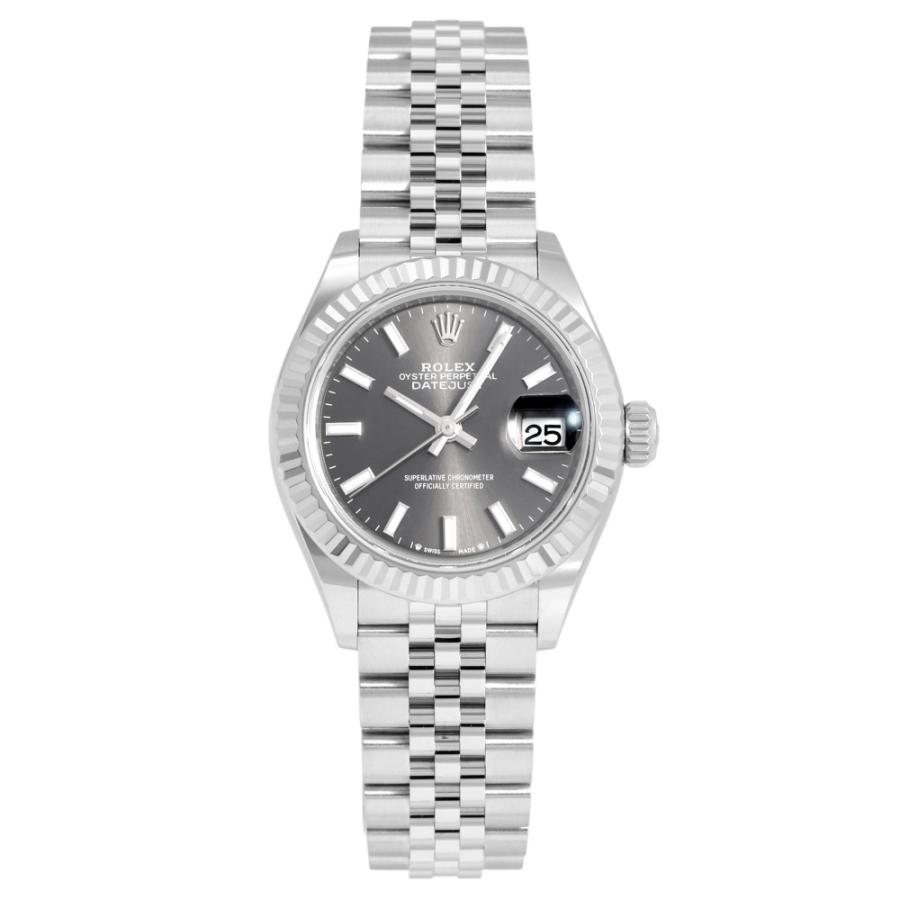 デイトジャスト ロレックス ROLEX 28 279174 ダークグレー/バー文字盤