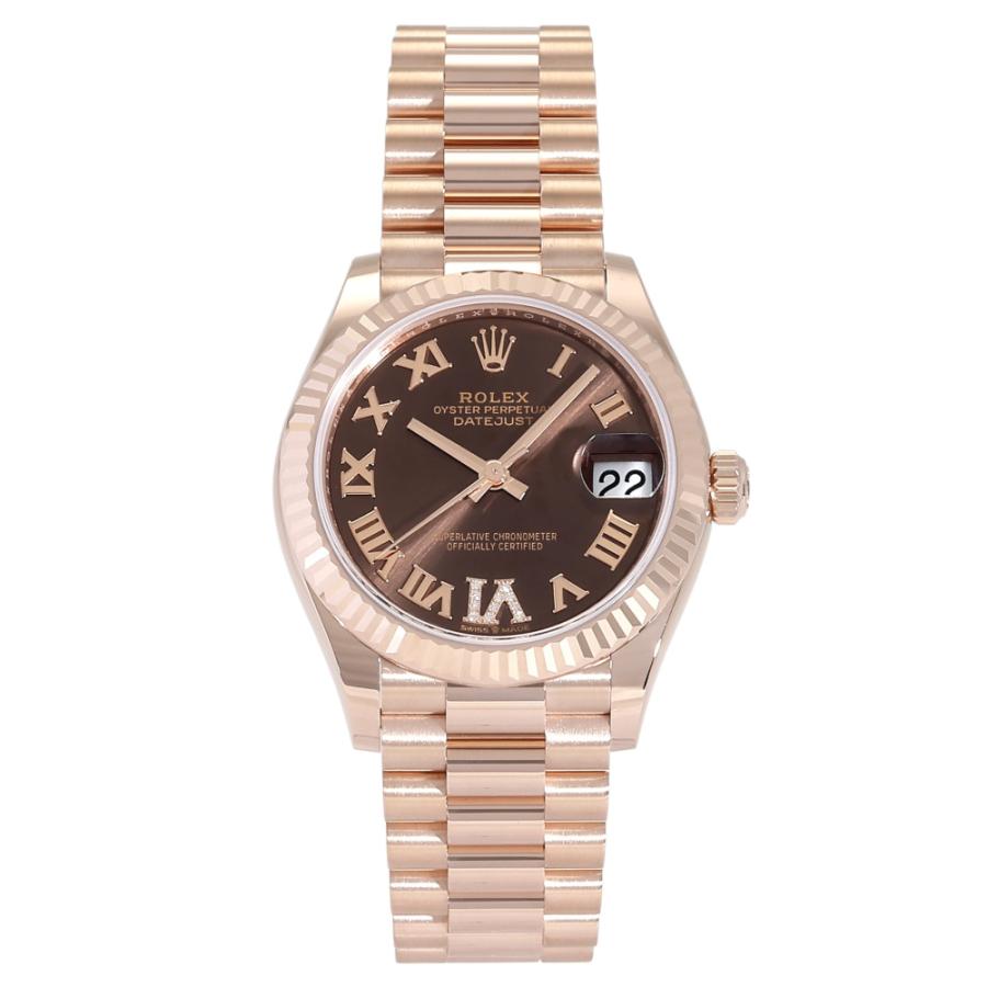 ୨୧ すみれさま 専用ページ୨୧ デイトジャスト ロレックス ROLEX 31 278275 チョコレート/(VIダイヤ