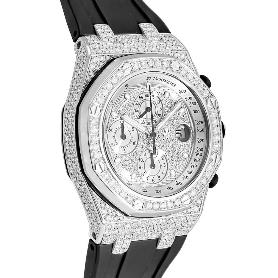 オーデマ・ピゲ AUDEMARS PIGUET ロイヤルオーク オフショア クロノグラフ 26067BC.ZZ.D002CR.01 ホワイトゴールド文字盤 中古 腕時計 メンズ_2