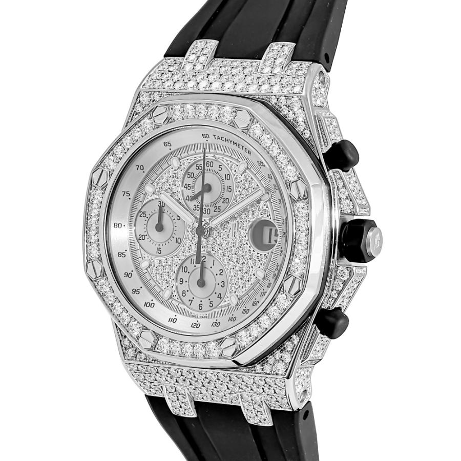 オーデマ・ピゲ AUDEMARS PIGUET ロイヤルオーク オフショア クロノグラフ 26067BC.ZZ.D002CR.01 ホワイトゴールド文字盤 中古 腕時計 メンズ_3