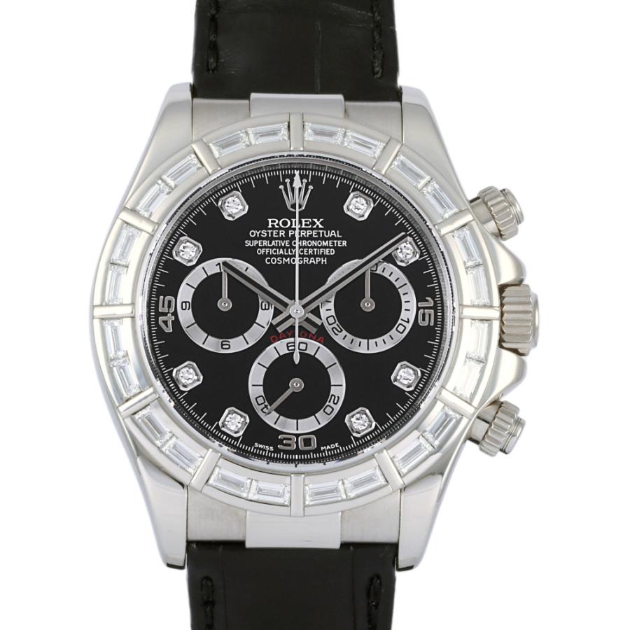 デイトナ（ROLEX） ロレックス ROLEX コスモグラフ デイトナ 8PD バケットダイヤ 116589BR ブラック/8PD文字盤 中古 ...