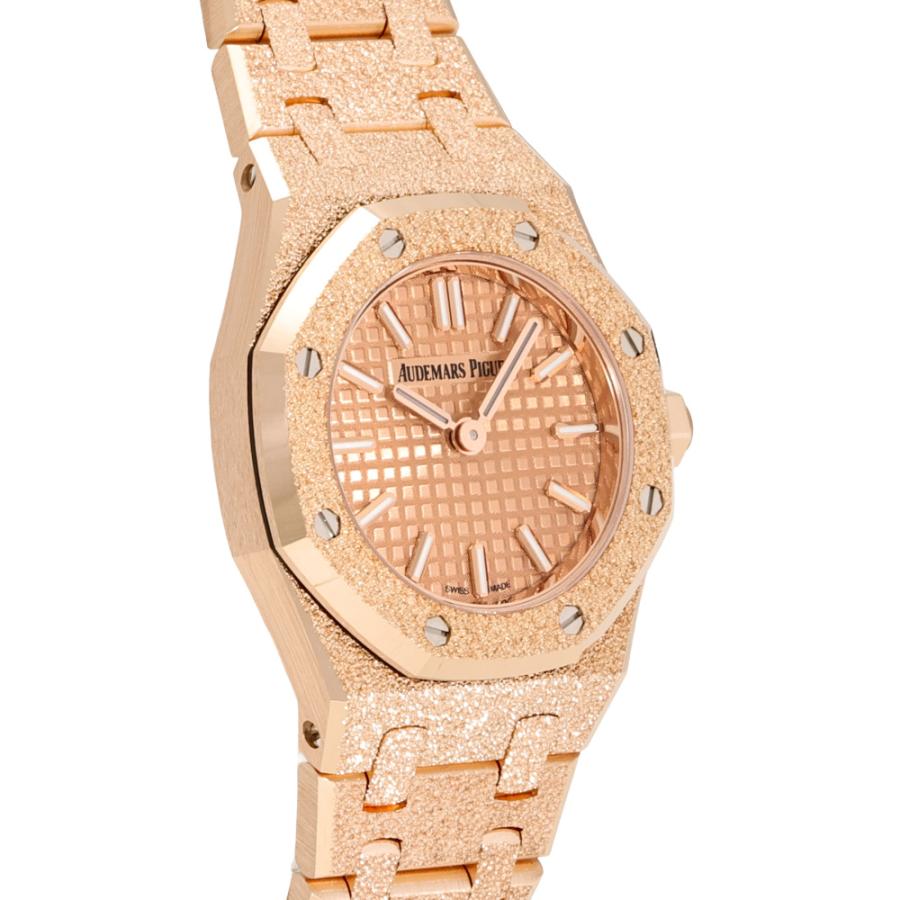 オーデマ・ピゲ AUDEMARS PIGUET ロイヤルオーク ミニ フロステッドゴールド クォーツ 67630OR.GG.1312OR.01 ピンクゴールド文字盤 未使用 腕時計 レディース_2