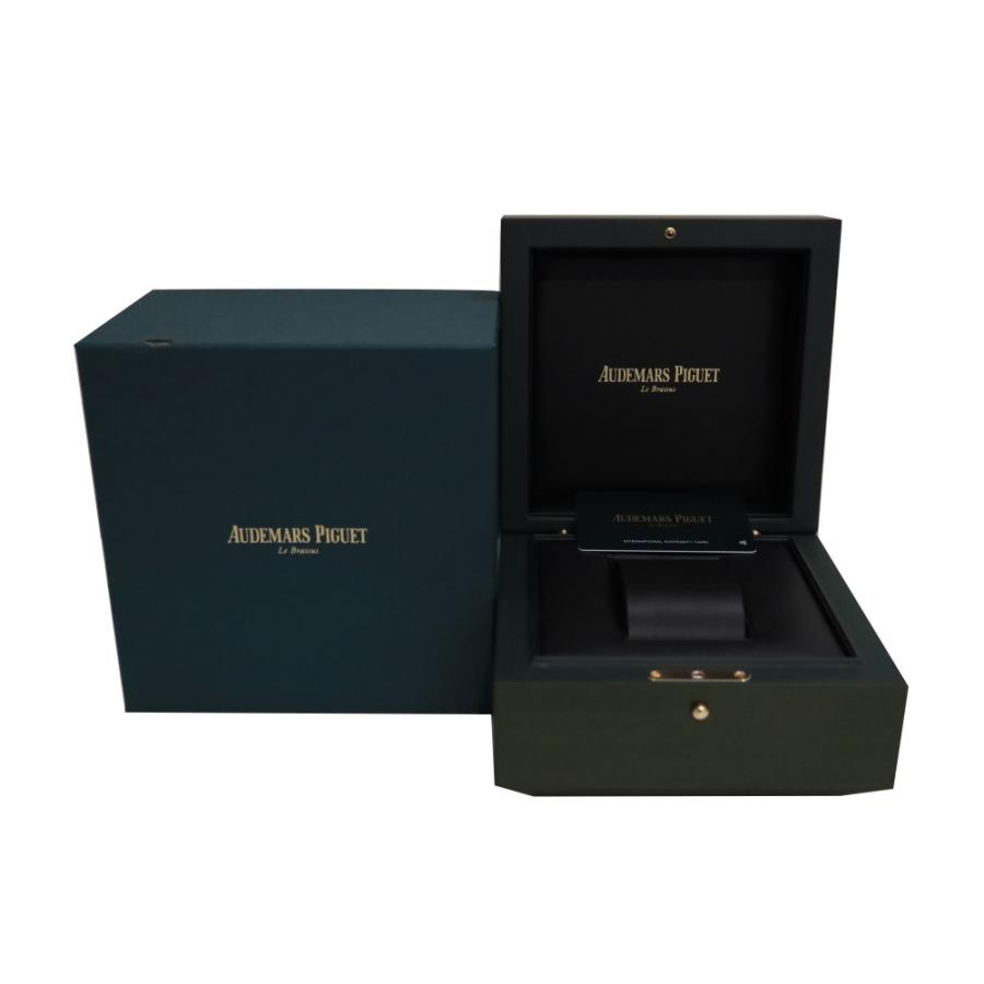 オーデマ・ピゲ AUDEMARS PIGUET ロイヤルオーク オートマティック 15551BC.ZZ.1356BC.01 スモークブルー文字盤 美品 腕時計 メンズ_7