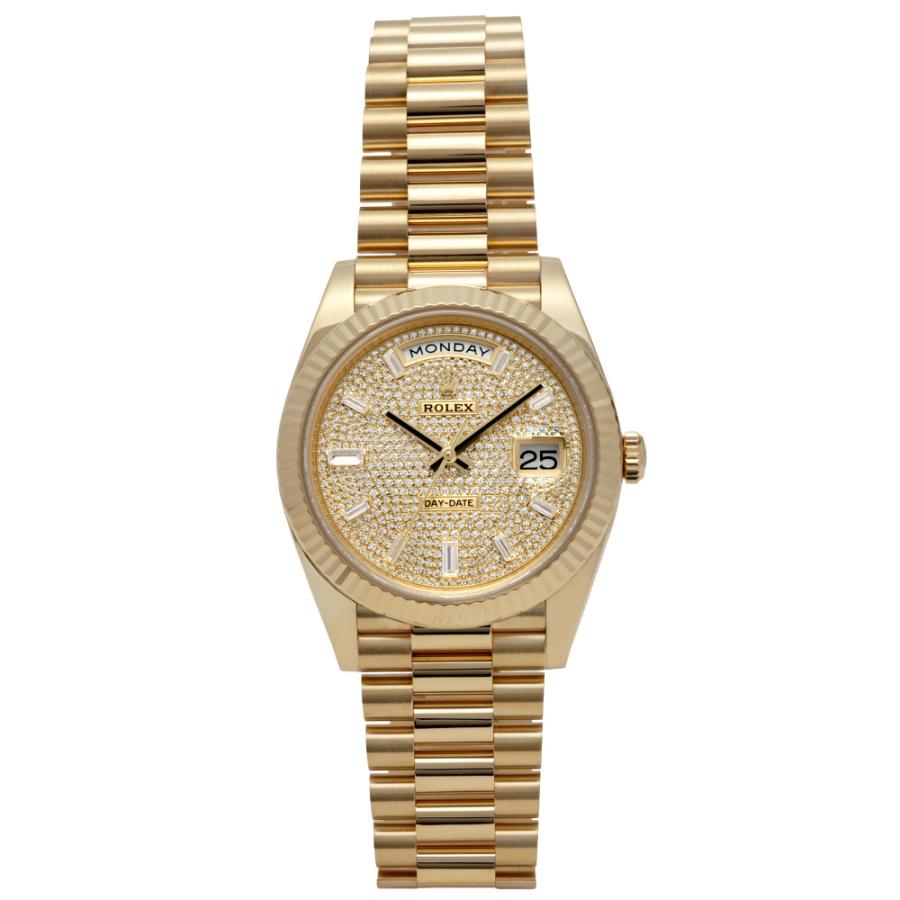 デイデイト ロレックス ROLEX 40 228238A ダイヤ/シャンパン/10PB文字
