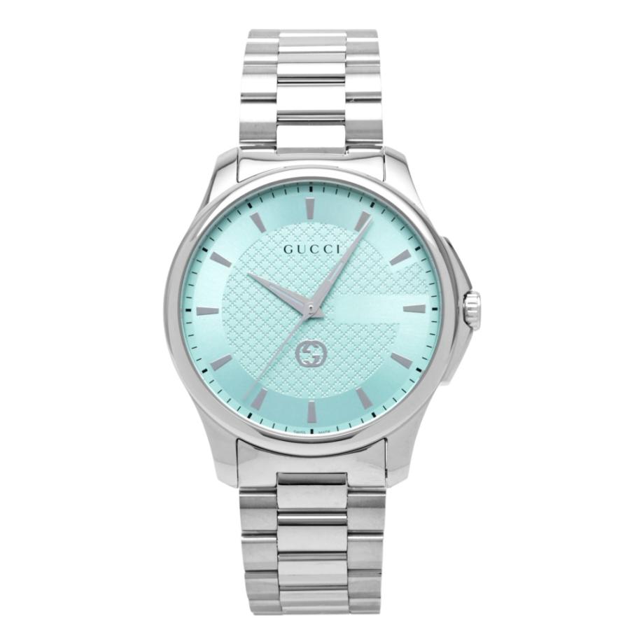 GUCCI 腕時計 Ｇタイムレス YA126372 GUCCI（グッチ） GUCCI Gタイムレス YA126372 ターコイズブルー文字盤
