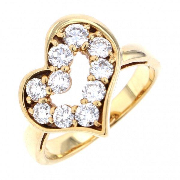 ユキザキ リング K18YG ユキスイート10 ハート W50065.1.6 新品 ジュエリー