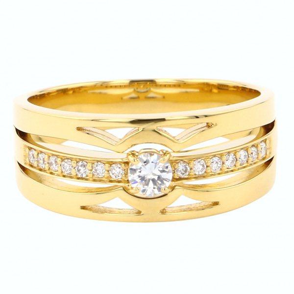 【ほぼ未使用】 レガリア リング イエローゴールド ダイヤモンド YMR14YG 新品 ジュエリー 【3285495458】(115830円)