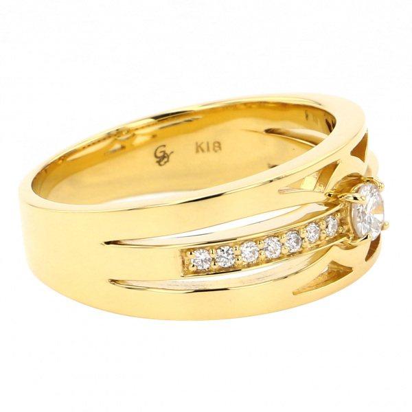 【ほぼ未使用】 レガリア リング イエローゴールド ダイヤモンド YMR14YG 新品 ジュエリー 【3285495458】(115830円)