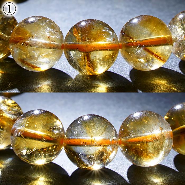 シトリンファントム 10mm ブレスレット ブラジル産 【一点もの】 黄