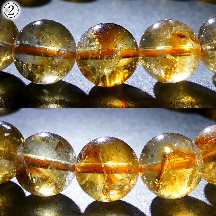 シトリンファントム 10mm ブレスレット ブラジル産 【一点もの】 黄
