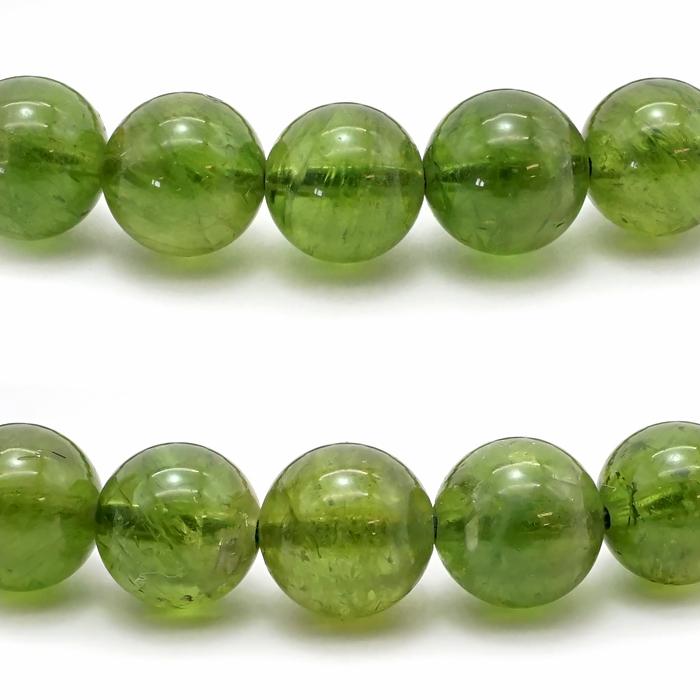 一点物】 グリーントルマリン 8mm ブレスレット ブラジル産 丸玉