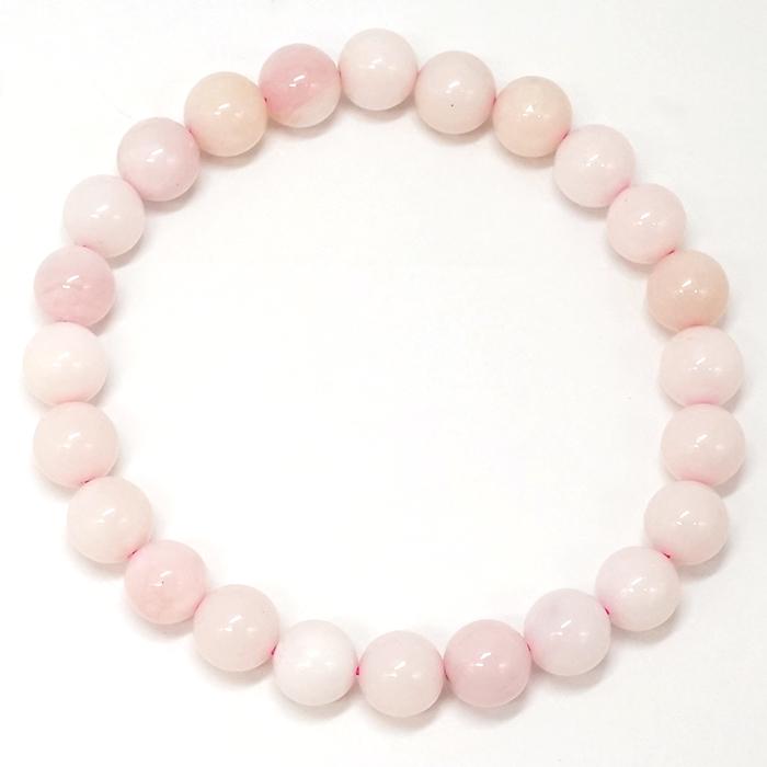 ピンクオパール 8mm ブレスレット ペルー産 オパール Pink Opal 高品質