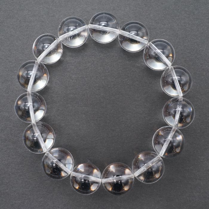 ガネーシュヒマール水晶 6mm ブレスレット ヒマラヤ産 ネパール