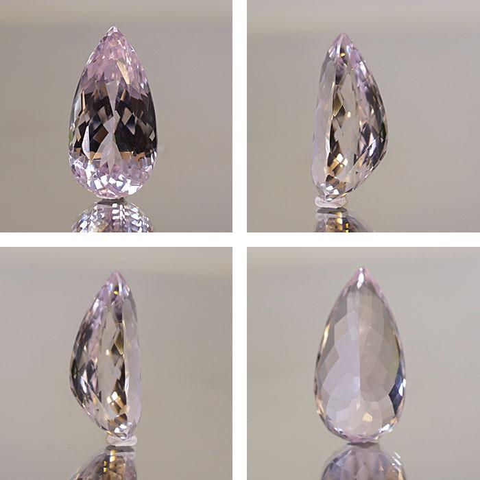 クンツァイト ルース 18.20ct ブラジル産 【一点物】 Kunzite リシア輝石 スポデューメン 裸石 jewelry 天然石_1