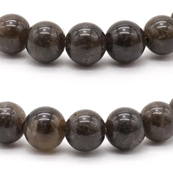 山梨黒平黒水晶 草入り Aランク ブレスレット 6mm 山梨県産 黒 山梨黒平黒水晶 草入り Aランク ブレスレット 6mm 山梨県産 黒