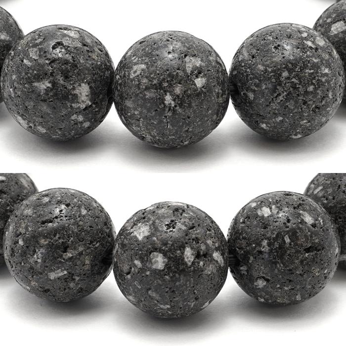 日本の石 鳥海石 ブレスレット 14mm 秋田県産 日本製 お守り