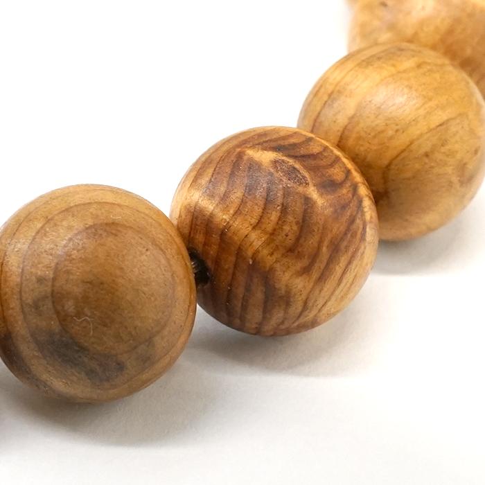 屋久杉 泡瘤 (あわこぶ) 12mm ブレスレット 【一点もの】YAKUSUGI