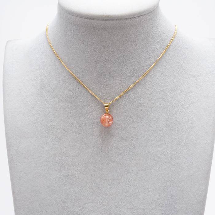 一点もの サンストーン ペンダントトップ 9mm タンザニア産 Sunstone 一粒ペンダント ネックレス シンプルペンダント 天然石 パワーストーン カラーストーン Gwudxois4l ファッション Kccc Uk