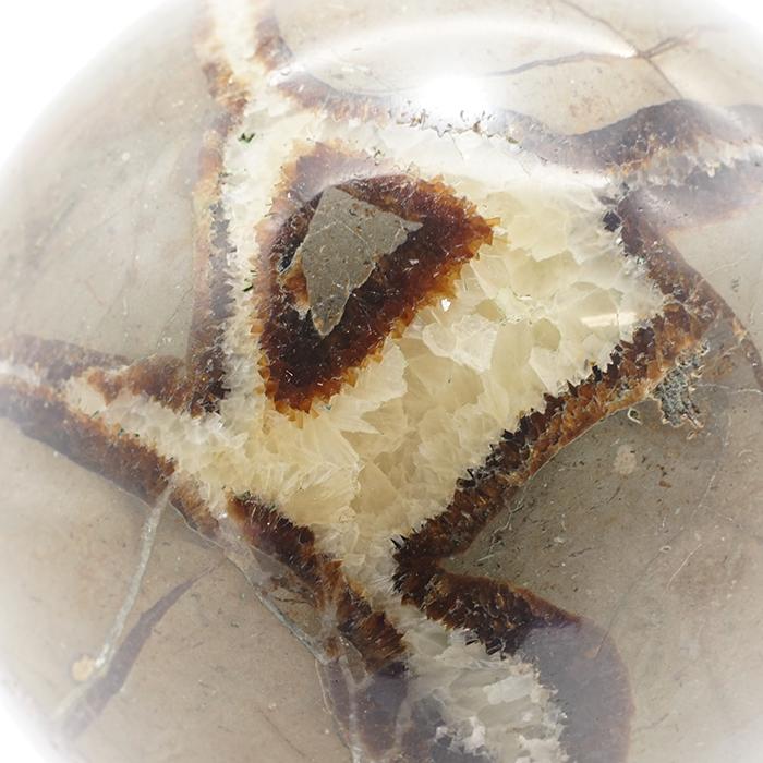 セプタリアン 丸玉 Septarian 10cm マダガスカル 泥灰岩 天然石