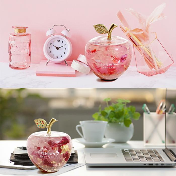 大 グラン】 リンゴの置物 Apple jem 母の日 プレゼント