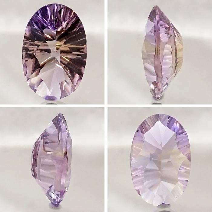 【一点物】大きめ アメトリン ルース オーバル ✩.*˚ 一点物】 アメトリン ルース 4.3ct オーバルミックスカット ブラジル産