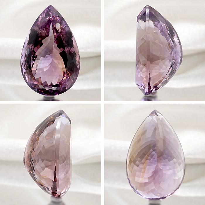 一点物】 アメトリン ルース 145.75ct ドロップ ブラジル産 