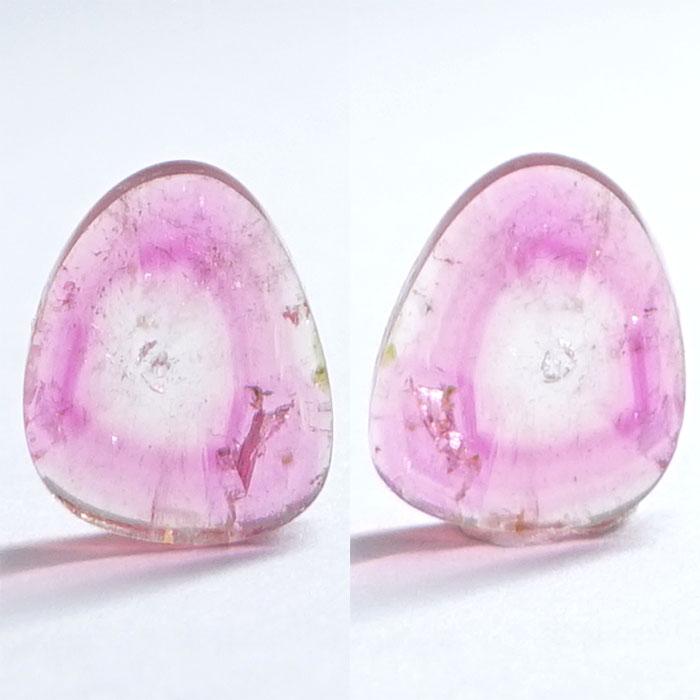 【最終値下げ】ウォーターメロントルマリン スライスルース ウォーターメロントルマリン ルース 2.22ct ブラジル産 スライス